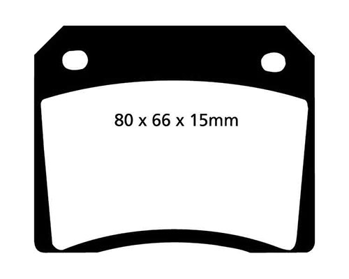 EBC Yellow Stuff Brake Pads - Rear for TVR Tasmin