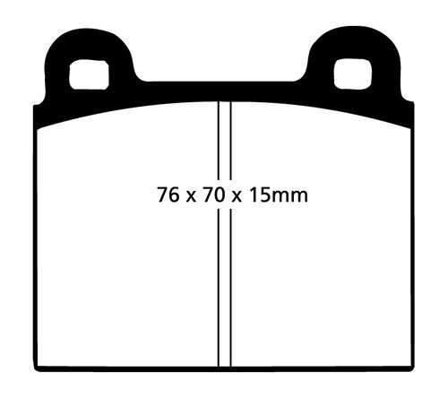 EBC Yellow Stuff Brake Pads - Front for Porsche 911 (911)