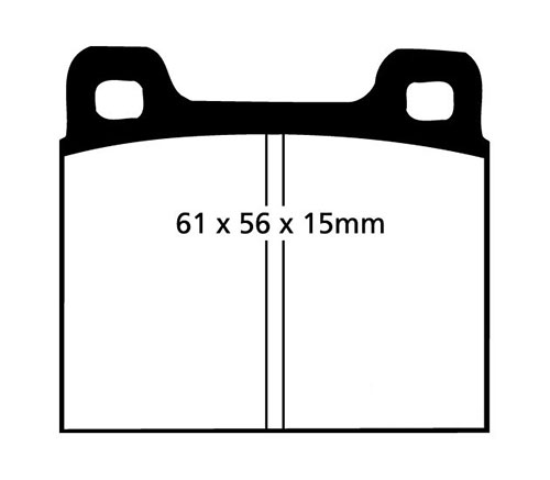 EBC Yellow Stuff Brake Pads - Front for Alfa Romeo Spider