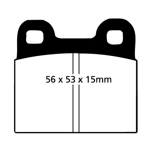 EBC Yellow Stuff Brake Pads - Rear for Porsche 912