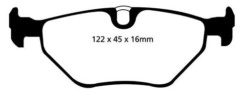 EBC Yellow Stuff Brake Pads - Rear for BMW 5 Series (E34)