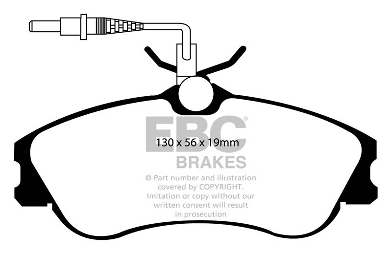 EBC Yellow Stuff Brake Pads - Front for Citroen Berlingo