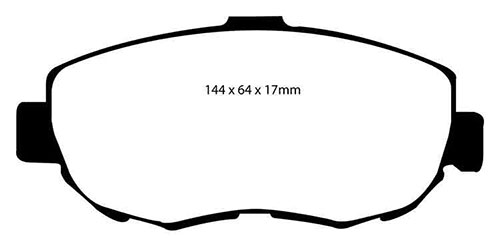 EBC Yellow Stuff Brake Pads - Front for Lexus SC