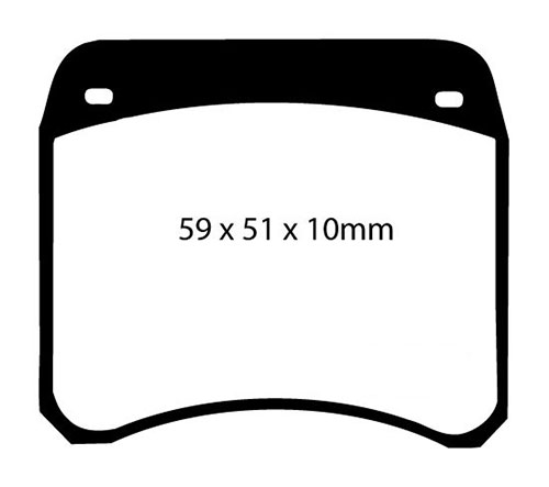EBC Yellow Stuff Brake Pads - Front for Mini Old Mini