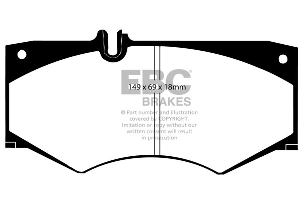 EBC Ultimax Brake Pads - Front for Mercedes G-Class