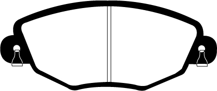 EBC Yellow Stuff Brake Pads - Front for Jaguar X-Type