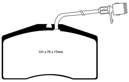 EBC Yellow Stuff Brake Pads - Front for Audi A8 (4D)