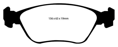 EBC Yellow Stuff Brake Pads - Front for Volvo S70
