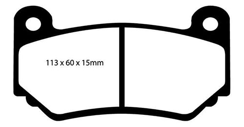 EBC Yellow Stuff Brake Pads - Front for Mini Mini (R50/R52/R53)