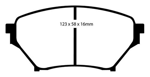 EBC Yellow Stuff Brake Pads - Front for Mazda MX-5