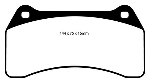 EBC Yellow Stuff Brake Pads - Front for Jaguar XJ