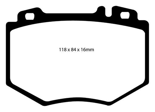 EBC Yellow Stuff Brake Pads - Front for Mercedes CL-Class