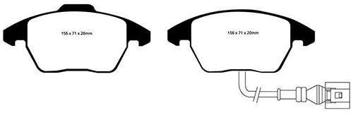 EBC Yellow Stuff Brake Pads - Front for VW Golf Plus