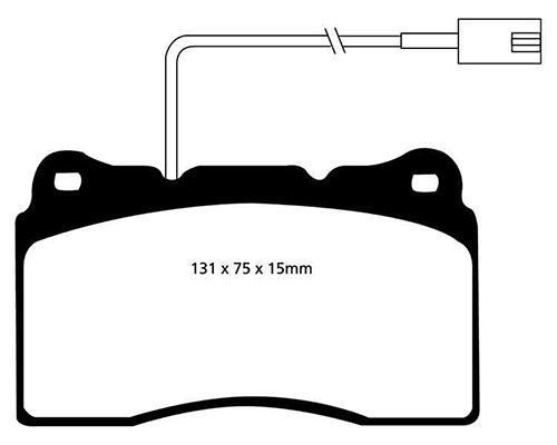 EBC Yellow Stuff Brake Pads - Front for Alfa Romeo GTV