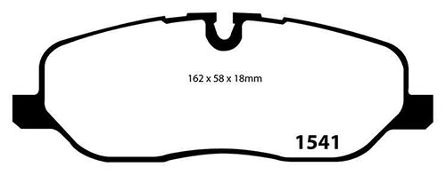 EBC Yellow Stuff Brake Pads - Front for Land Rover Range Rover Sport