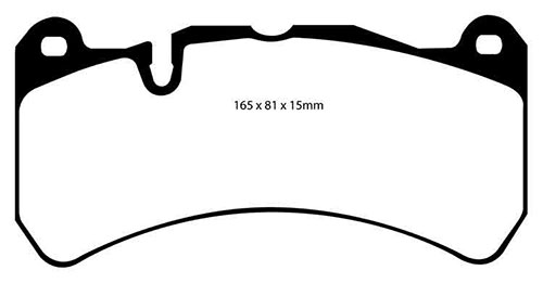 EBC Yellow Stuff Brake Pads - Front for Mercedes CLK-Class