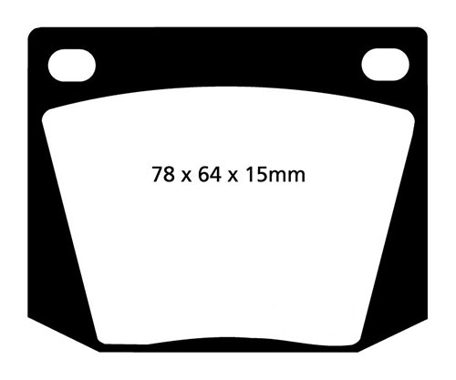 EBC Yellow Stuff Brake Pads - Front for Ford Escort Mk 1