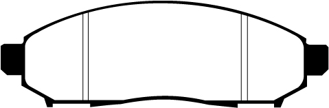 EBC Yellow Stuff Brake Pads - Front for Nissan Navara