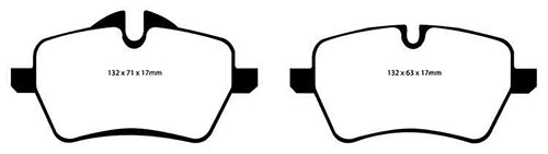 EBC Yellow Stuff Brake Pads - Front for Mini Mini (R50/R52/R53)