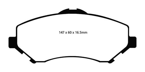 EBC Yellow Stuff Brake Pads - Front for Jeep Cherokee