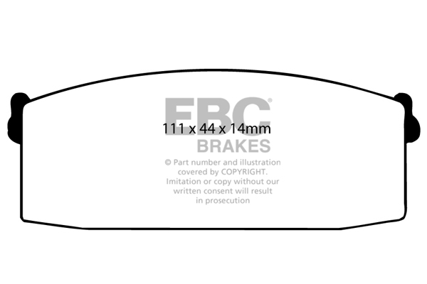 EBC Ultimax Brake Pads - Front for Nissan Skyline