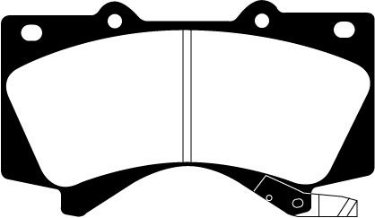EBC Yellow Stuff Brake Pads - Front for Toyota Land Cruiser