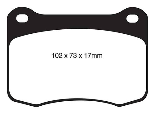 EBC Yellow Stuff Brake Pads - Rear for Lexus IS