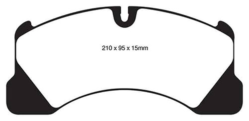 EBC Yellow Stuff Brake Pads - Front for Porsche Cayenne