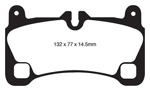 EBC Yellow Stuff Brake Pads - Rear for Porsche Cayenne