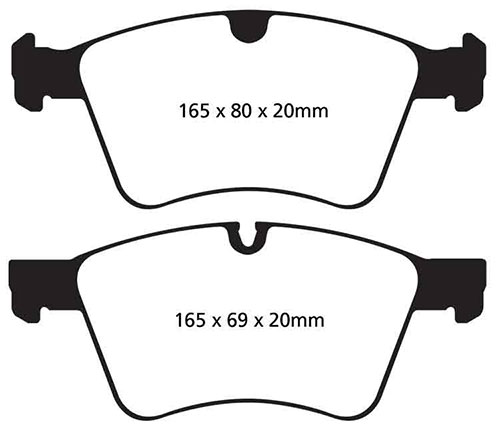 EBC Yellow Stuff Brake Pads - Front for Mercedes GL-Class