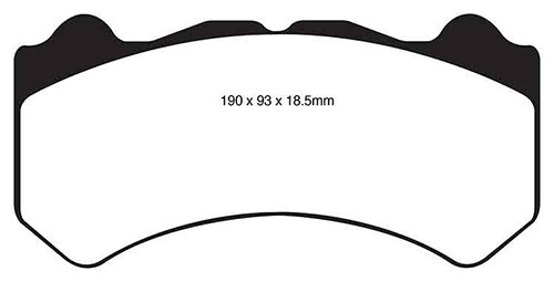 EBC Yellow Stuff Brake Pads - Front for Nissan GT-R