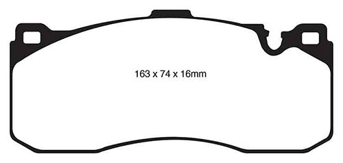 EBC Yellow Stuff Brake Pads - Front for BMW 1 Series (E81/E82/E87/E88)