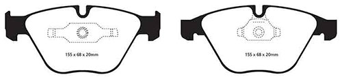 EBC Yellow Stuff Brake Pads - Front for BMW X1 (E84)