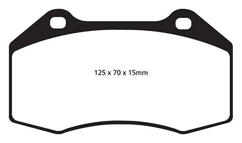 EBC Yellow Stuff Brake Pads - Front for Alfa Romeo Mito