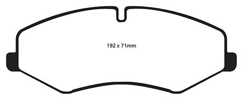 EBC Yellow Stuff Brake Pads - Front for Land Rover Discovery