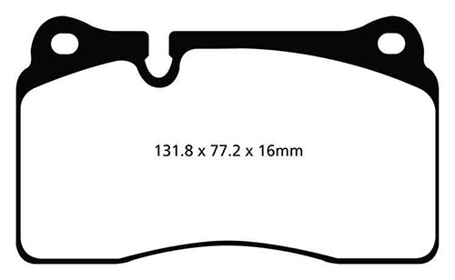 EBC Yellow Stuff Brake Pads - Front for Audi TT (8J)
