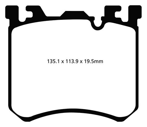 EBC Yellow Stuff Brake Pads - Front for BMW X6 (E71)
