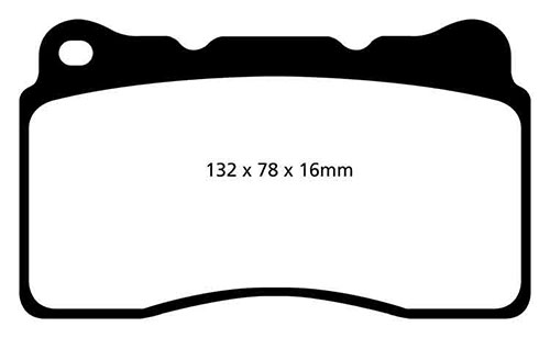 EBC Yellow Stuff Brake Pads - Front for Vauxhall Insignia
