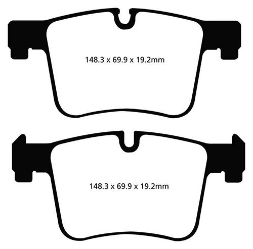 EBC Yellow Stuff Brake Pads - Front for BMW X3 (F25)
