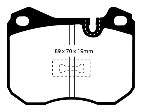 EBC Yellow Stuff Brake Pads - Front for Porsche 928