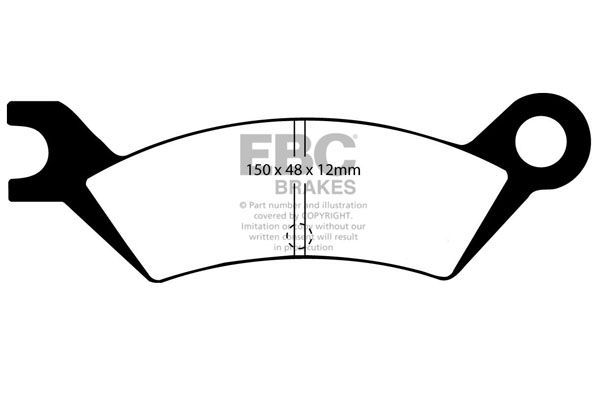 EBC Ultimax Brake Pads - Rear for Mazda 929