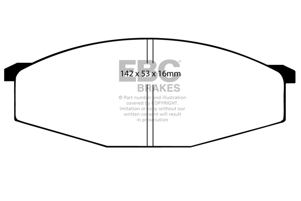 EBC Ultimax Brake Pads - Front for Nissan Cabstar