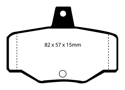 EBC Yellow Stuff Brake Pads - Rear for Nissan Primera
