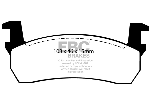 EBC Ultimax Brake Pads - Front for Nissan Micra