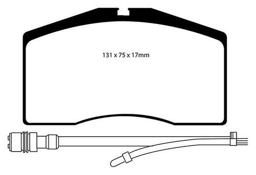 EBC Yellow Stuff Brake Pads - Front for Porsche 911 (993)