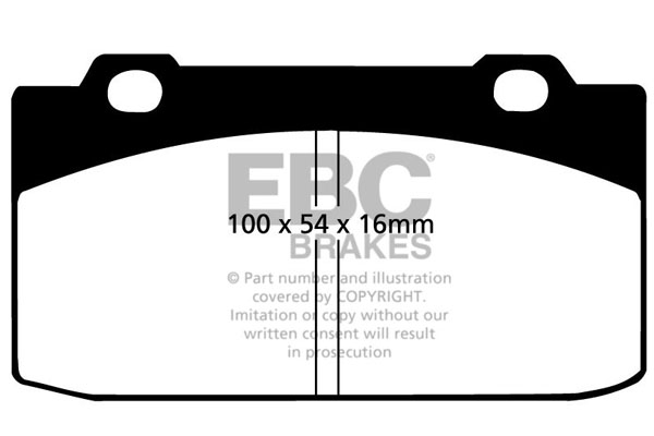 EBC Ultimax Brake Pads - Front for Alfa Romeo Arna