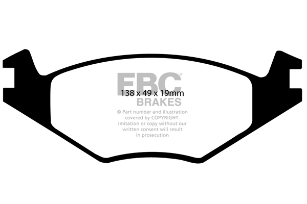 EBC Ultimax Brake Pads - Front for VW Jetta Mk 2