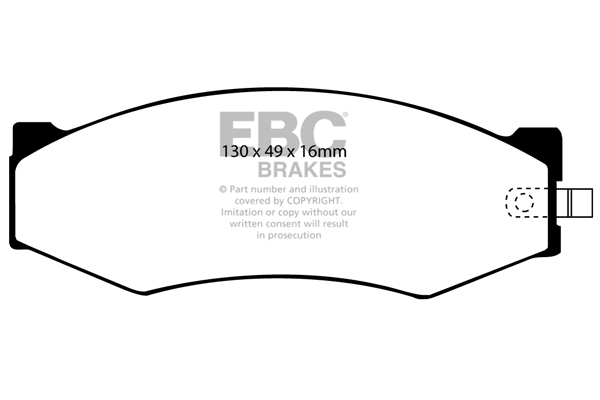 EBC Ultimax Brake Pads - Front for Nissan 300ZX