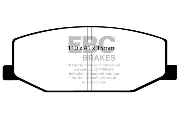 EBC Ultimax Brake Pads - Front for Suzuki SJ