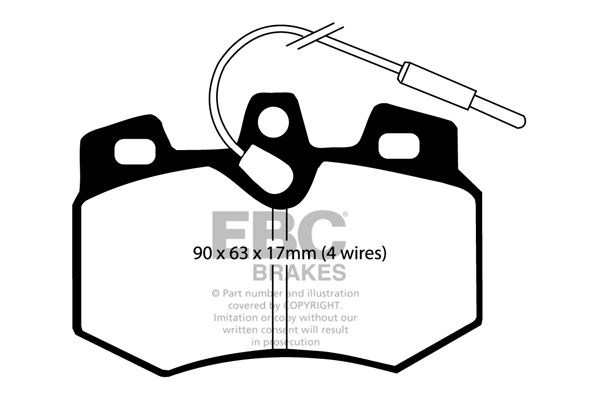 EBC Ultimax Brake Pads - Front for Citroen AX